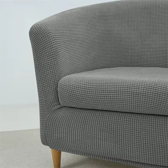 1 ensemble de housses extensibles en polaire pour fauteuil club, fauteuil de bain et canapé simple, protection de meubles pour salon