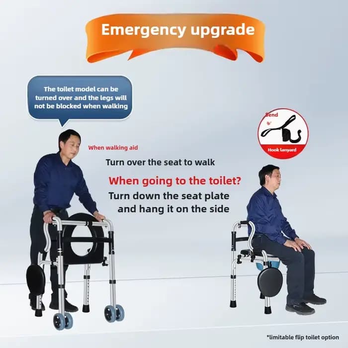  Déambulateur pour personnes âgées avec siège