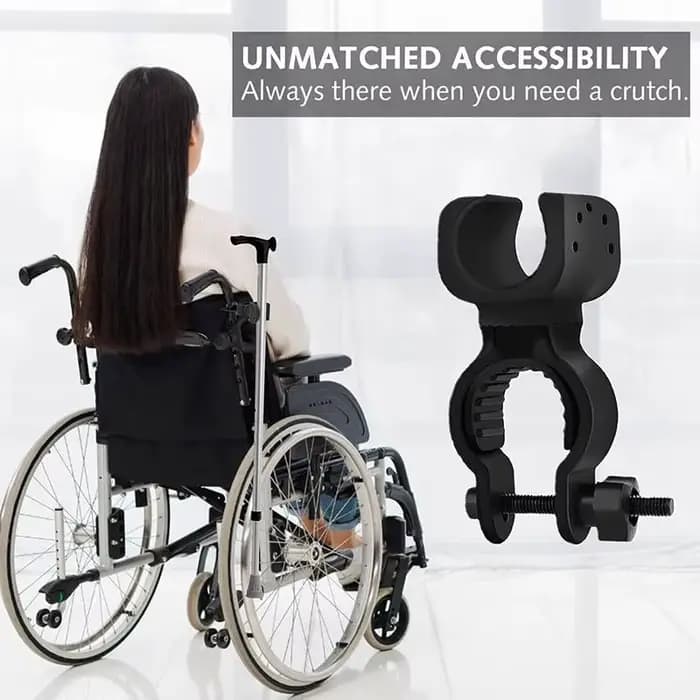 Support de béquille électrique pour fauteuil roulant manuel