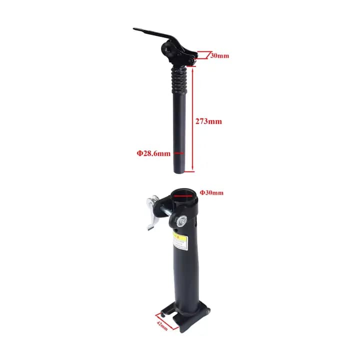 Selle réglable en hauteur pour Scooter électrique 8/10 pouces