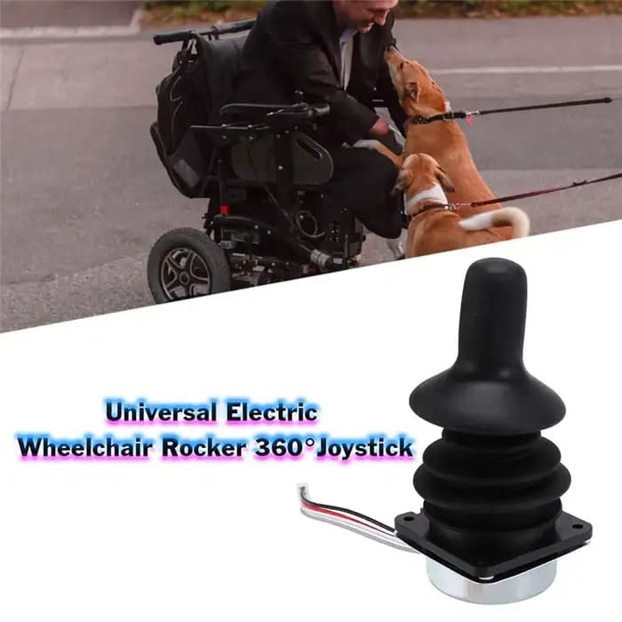 Manette universelle pour fauteuil roulant électrique