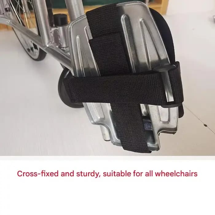 Chaussures de retenue anti-chute pour fauteuil roulant