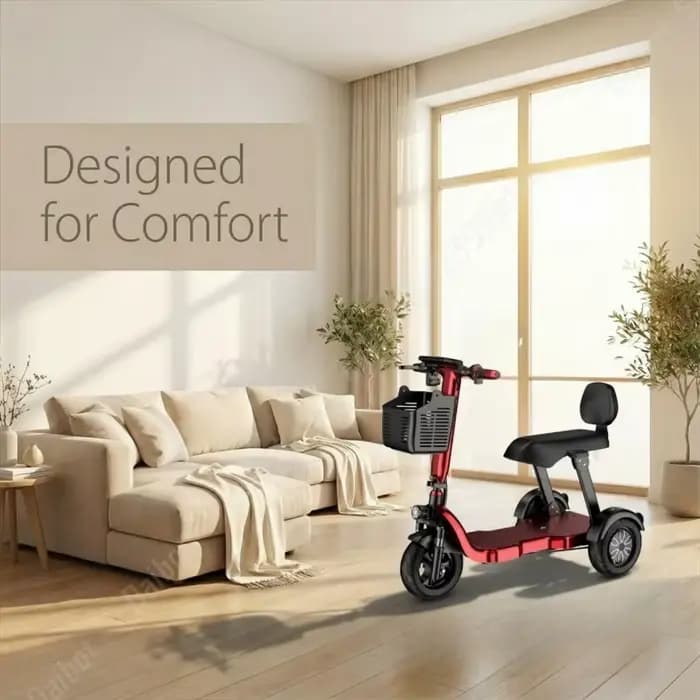 Scooter de mobilité pliant léger pour personnes âgées longue portée 40KM 1000W 48V petit Parent enfant adulte Tricycle électrique 3 roues