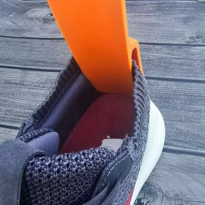 Chausse-pied allongé à long manche, outil d'aide à l'enfilage des chaussures, portable, pour usage domestique
