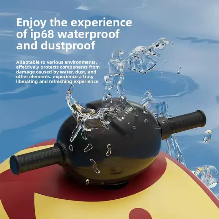 Scooter aquatique gonflable motorisé – Planche de surf motorisée avec poignée de direction pour adultes et usage domestique, pour la piscine/le lac