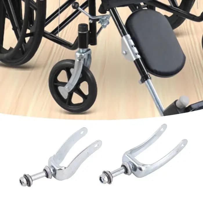 Fourche en acier pour fauteuil roulant