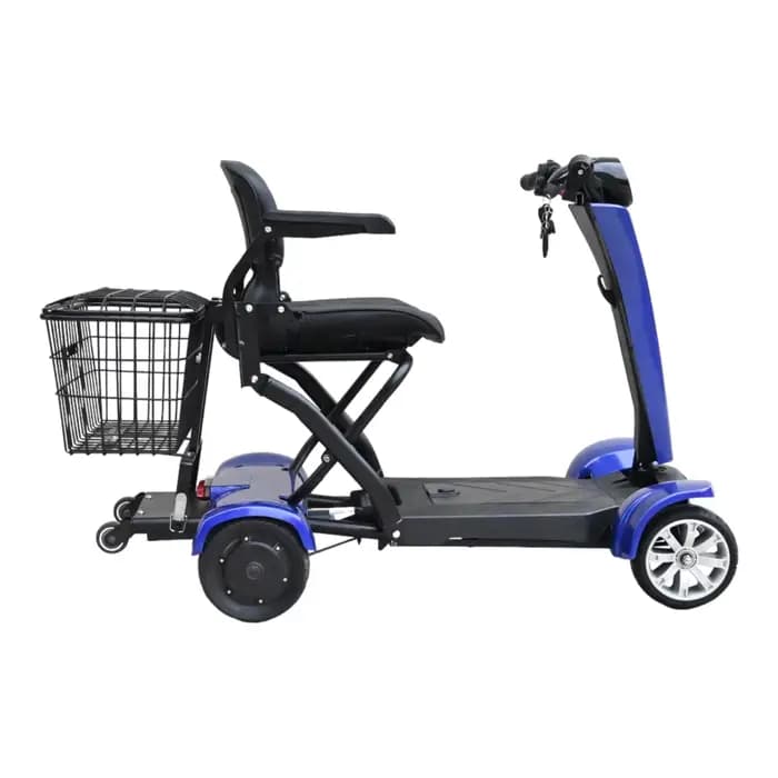 2025 Meilleur Eec Coc Eu Entrepôt Bonne Qualité 4 Roues Longue Range Portable Automatique Pliable Scooter De Mobilité Électrique