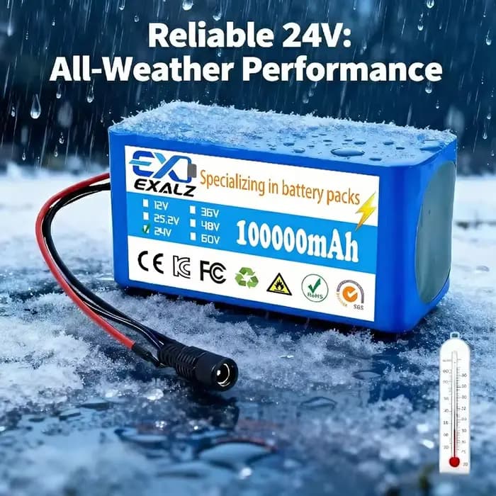 Batterie au lithium pour fauteuil roulant électrique 24V