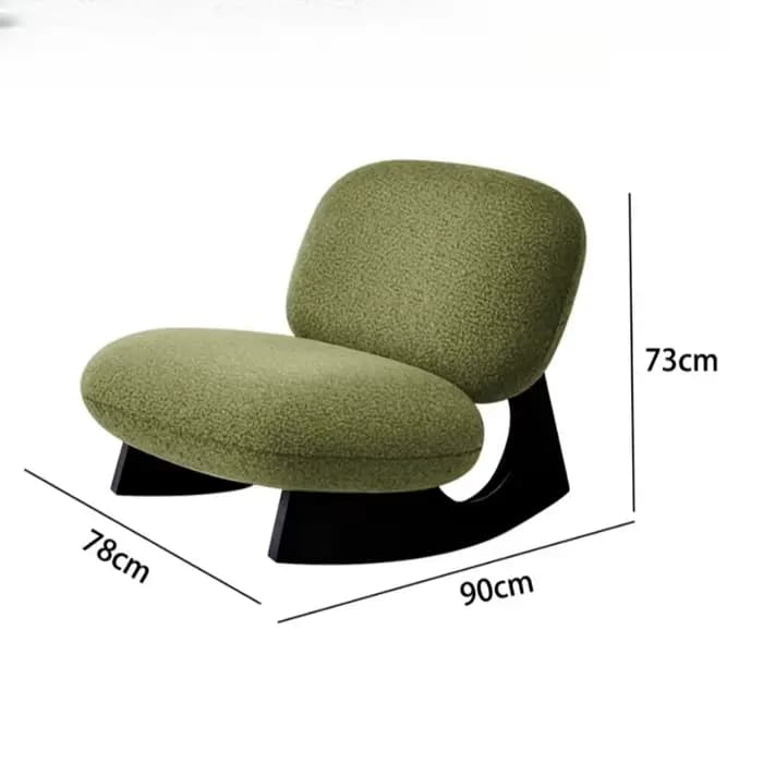 Chaises de salon à bascule pour balcon, chaises de salon tatami, sièges uniques, chaises de salon avec support dorsal, chaise longue, mobilier de maison