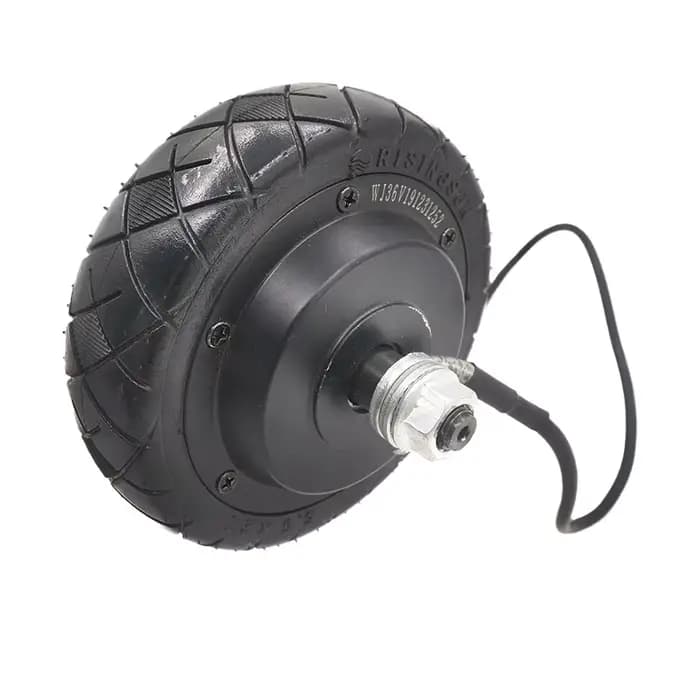 Moteurs avant et arrière de 5,5 pouces + roues, moteur de moyeu de roue sans balais et sans dents, pneu solide, moteur sans balais pour trottinette électrique 36V