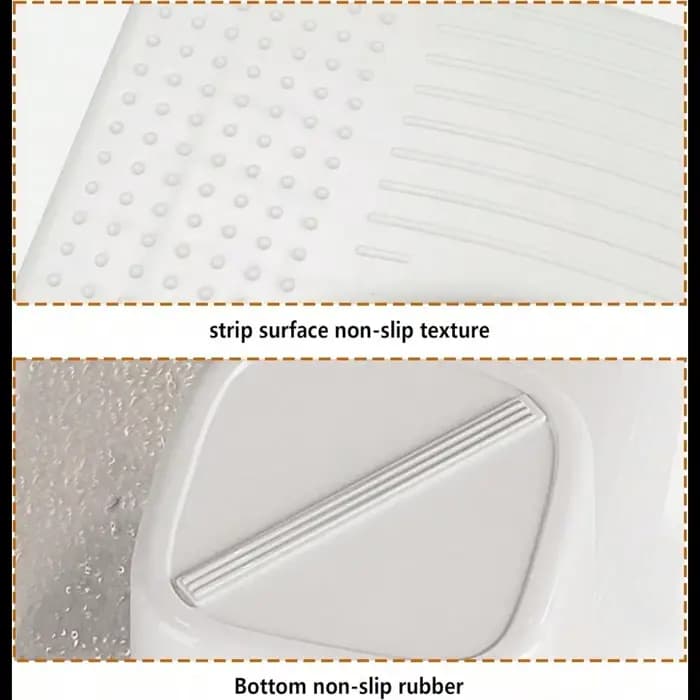 Repose-pieds de salle de bain à double usage et tabouret de toilette antidérapant