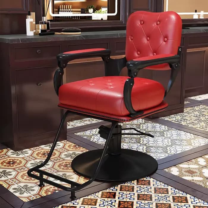 Chaises de barbier esthétiques élégantes Design Simple Glamour chaises de Salon exquises meubles de Salon de luxe à la mode Bancos Con Ruedas