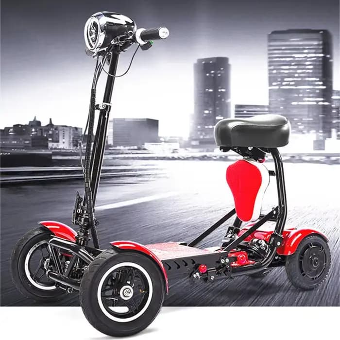 Scooter électrique pliable à Double entraînement