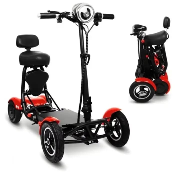 Scooter électrique à 4 roues double moteur 250W 10 pouces Mini