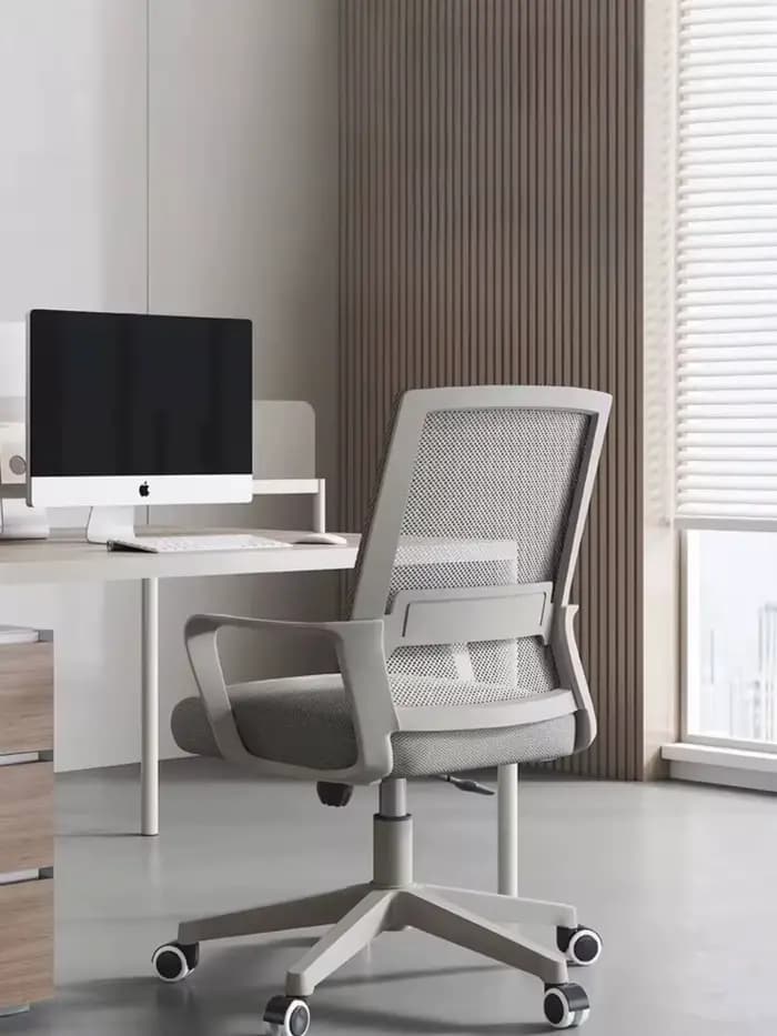 Chaise de bureau confortable et luxueuse pour la maison, chaise de bureau ergonomique à dossier haut pour les longues sessions de travail, mobilier de bureau