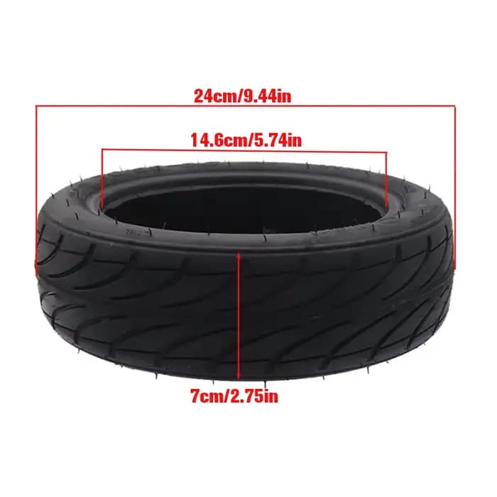 Pneu de scooter électrique 70/65-6.5 10X2.7-6.5
