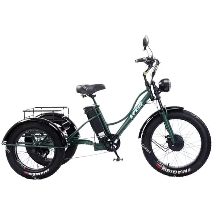 Vélo électrique Cargo à 3 roues 750w avec siège passager pour personnes âgées nouveau vélo électriqu