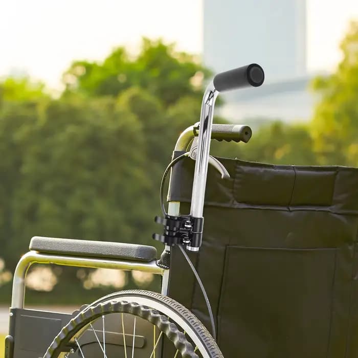 2 pièces, rallonge de poignée de poussée pour fauteuil roulant pour personnes âgées
