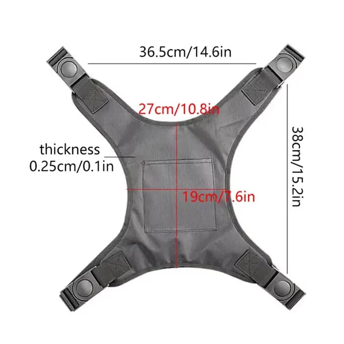 Ceinture de maintien anti-chute pour fauteuil roulant