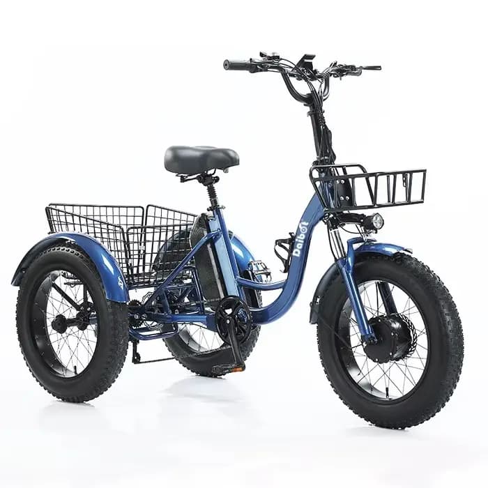 Tricycle électrique à trois roues pour adultes