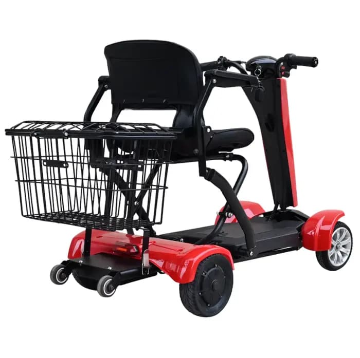 2025 Meilleur Eec Coc Eu Entrepôt Bonne Qualité 4 Roues Longue Range Portable Automatique Pliable Scooter De Mobilité Électrique