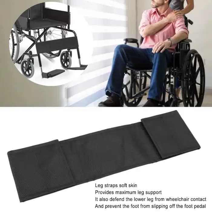 Sangles de jambe réglables pour fauteuil roulant