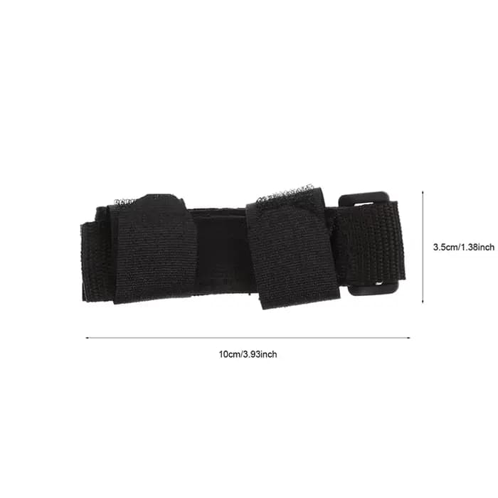 Sangle de support de manchette d'ustensile pour les personnes handicapées, aide à manger élastique,