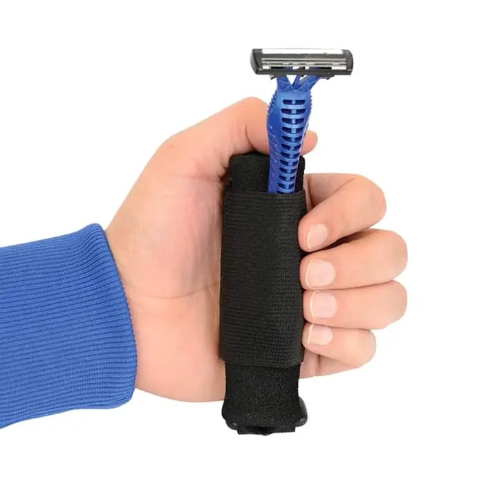 Sangle de support de manchette d'ustensile pour les personnes handicapées