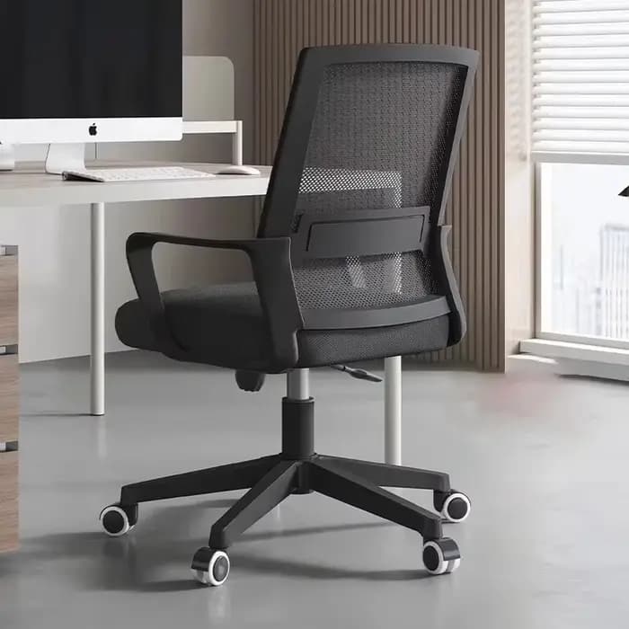 Chaise inclinable réglable en hauteur – Chaise de bureau à bascule ergonomique avec roulettes, f