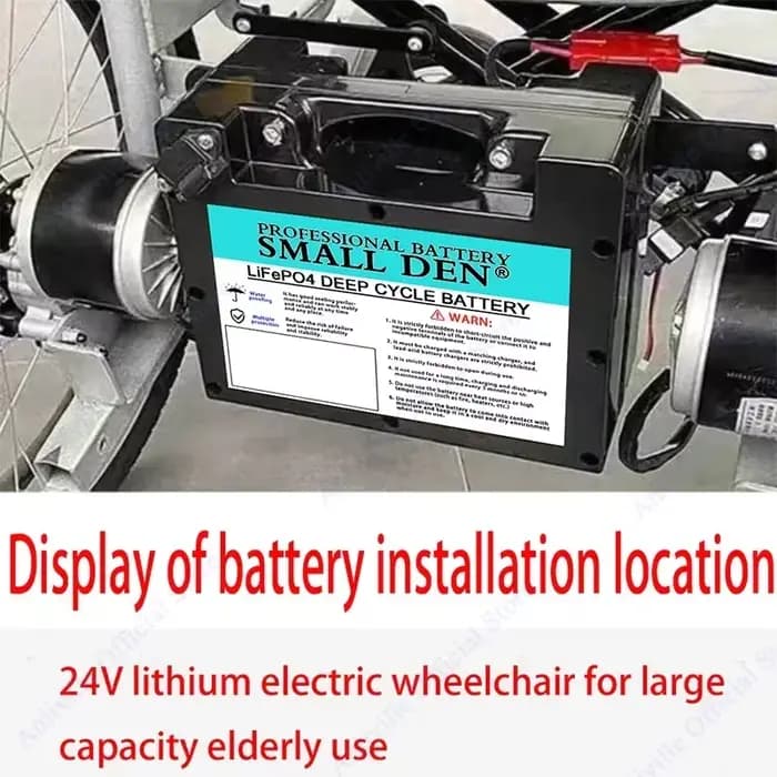 Batterie spécifique pour fauteuil roulant électrique Lifepo4 24V 20Ah 30Ah 45Ah