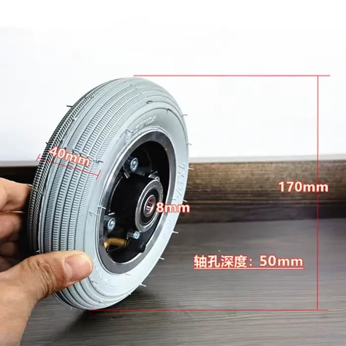 Roues avant de scooter électrique pour fauteuil roulant
