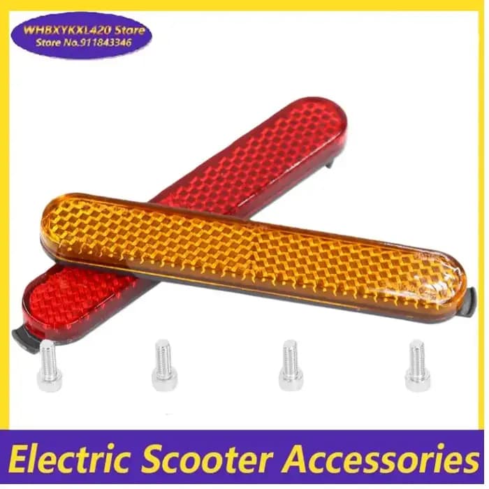 Couverture décorative latérale de scooter avec bandes réfléchissantes et vis des deux côtés, adaptée au scooter électrique Xiaomi M365