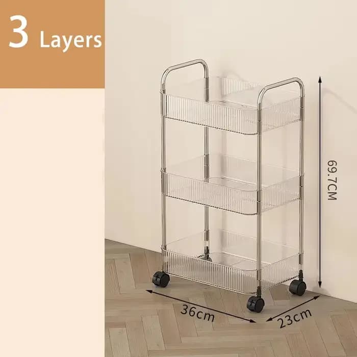 Étagère Mobile avec roue, support de rangement multicouche, chariot de maison pour collations, organ