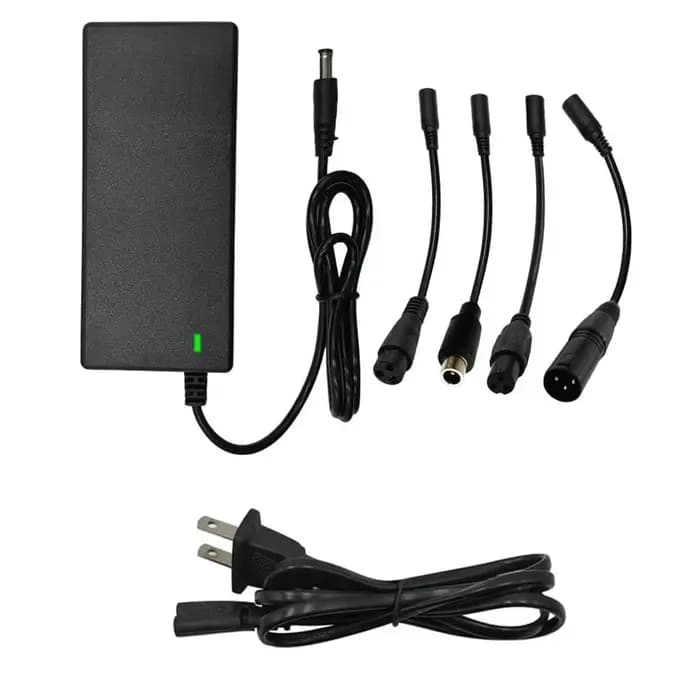 Adaptateur d'alimentation de chargeur 42V 2a pour Scooter électrique Hoverboard EBike universel 5 pr