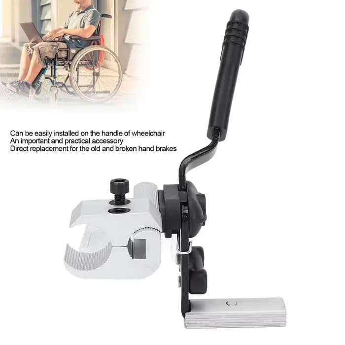 Frein à main pour fauteuil roulant électrique mécanique antidérapant