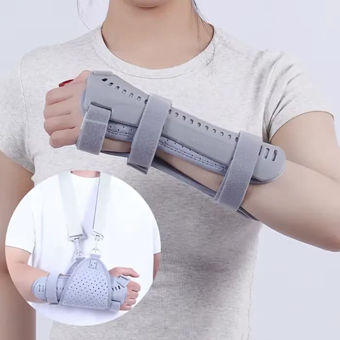 Attelle de compression double face pour poignet – Confortable