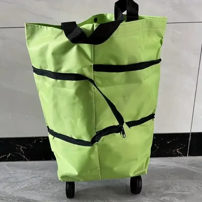 Chariot de courses pliable et portable avec roues | Chariot à main léger de type sac à dos pour us