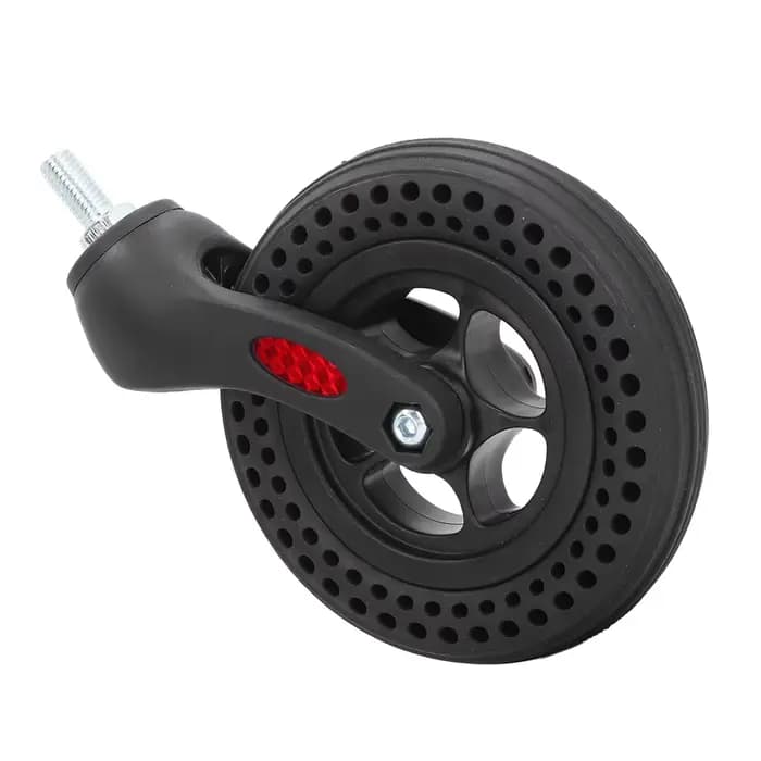 Roue de fauteuil roulant de remplacement en caoutchouc PVC