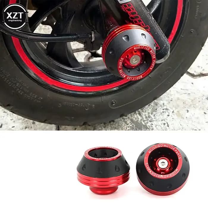Coussinets de protection de roue de scooter de moto