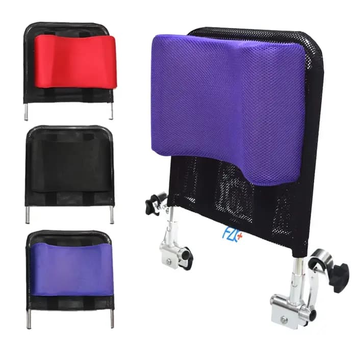 Appui-tête universel pour fauteuil roulant
