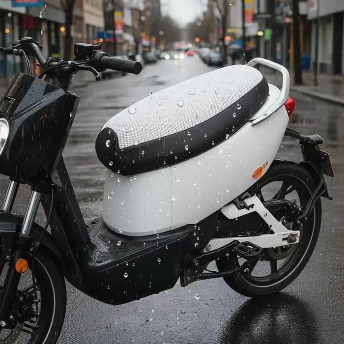 Housse de protection pour scooter électrique, imperméable, résistante aux UV, en cuir épais, pour la conduite quotidienne et l'utilisation en extérieur