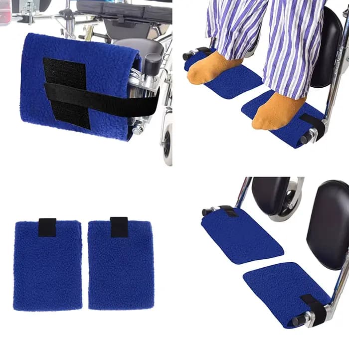Coussinets de repose-pieds pour fauteuil roulant
