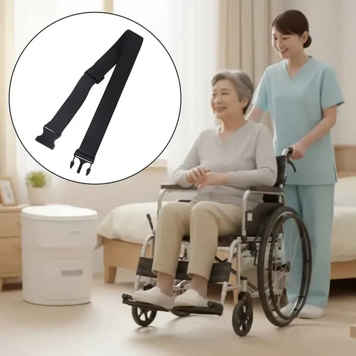Ceinture de sécurité réglable pour fauteuil roulant