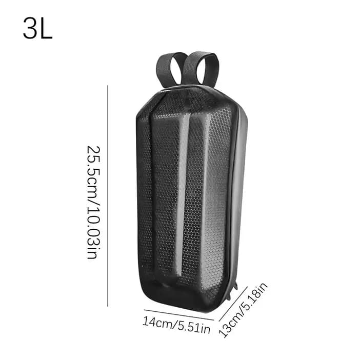 Sac de rangement pour trottinette électrique 3L, sac de guidon rigide grande capacité, accessoires,