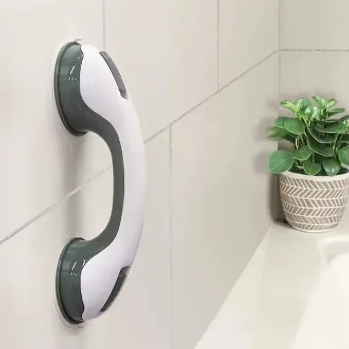 HOAnti-Poignée de Douche Antidérapante, Barre d'Appui Sûre pour Toilettes, Ventouse Sous Vide, Main