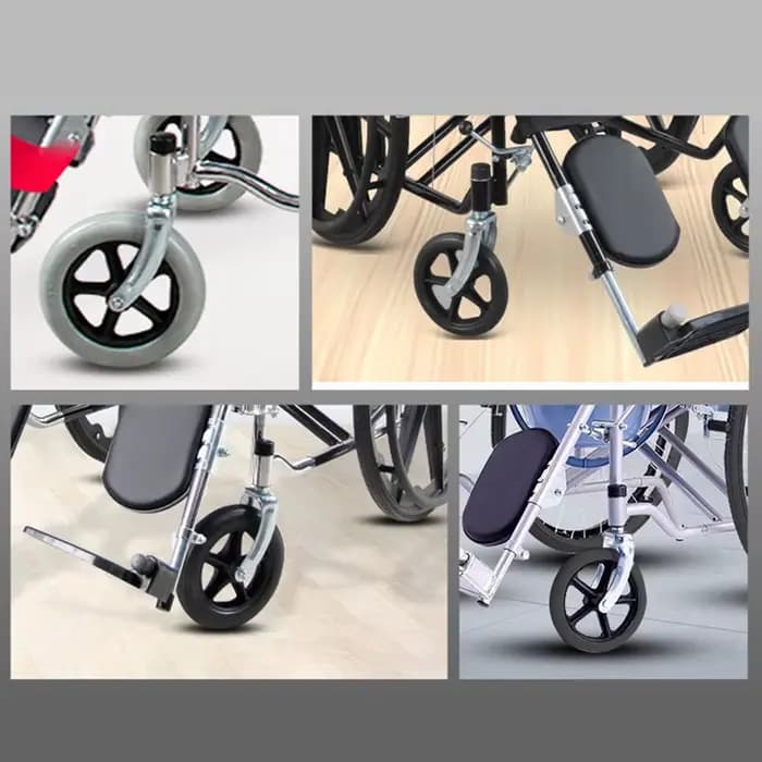 Fourche en acier pour fauteuil roulant