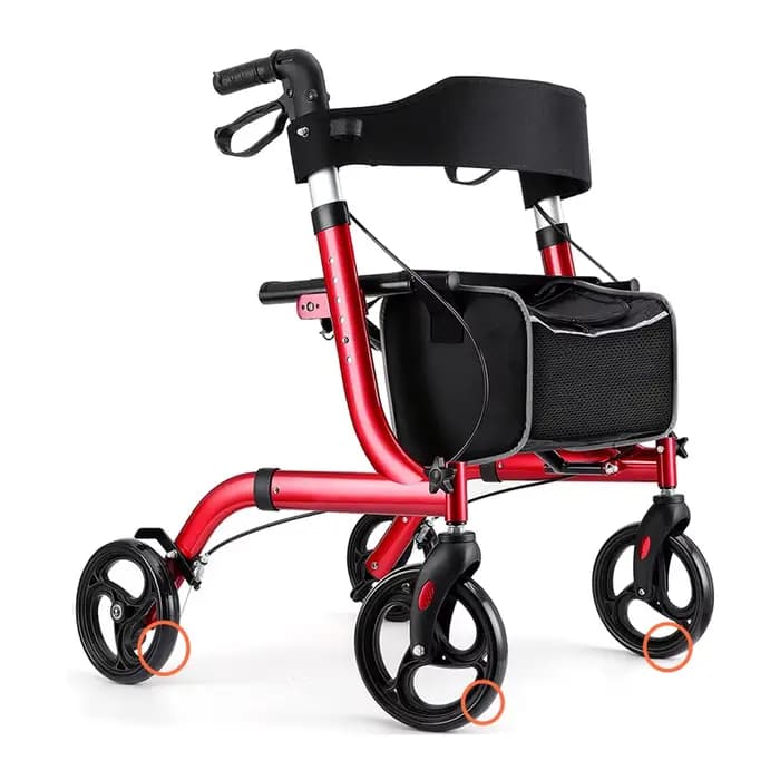 Roues de marcheurs rollator JayCreer de 8 pouces